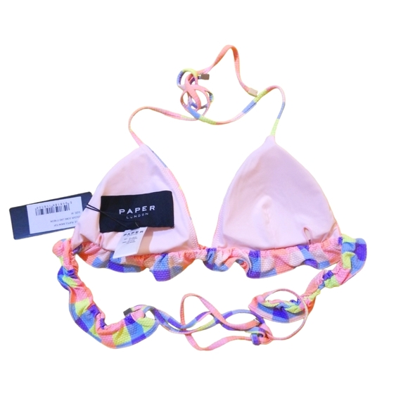 Anthropologie | Paper London Ruffle Bikini Top - Picture 2 of 6